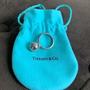Authentic Tiffany and Co Hardware 12 bead ring 5.5